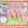 Celebration Birth Art - Watercolor 16x20: Princess Pink