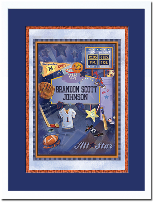 Walldoodles - Matted & Framed: Airplanes