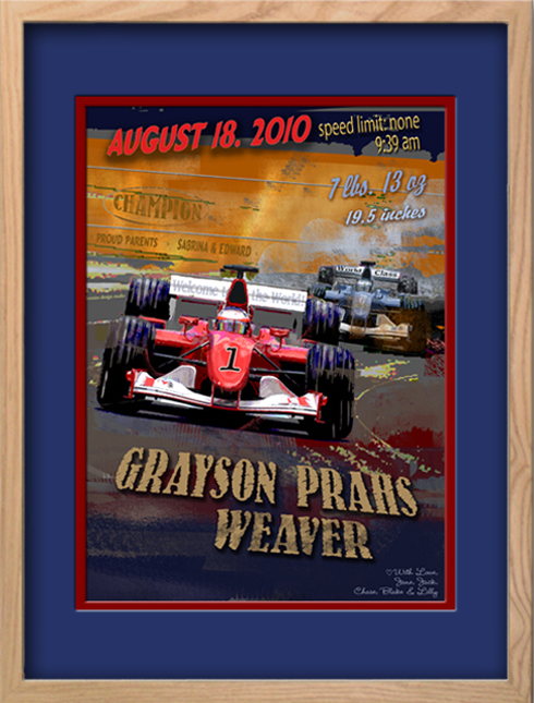 Walldoodles - Matted & Framed: Airplanes