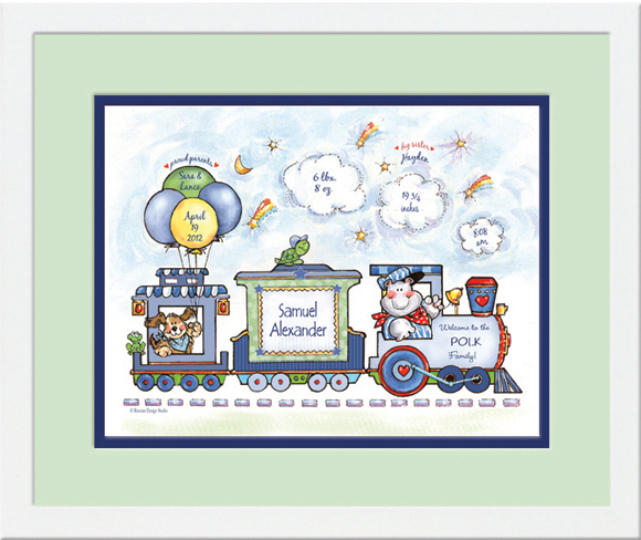 Walldoodles - Matted & Framed: Airplanes