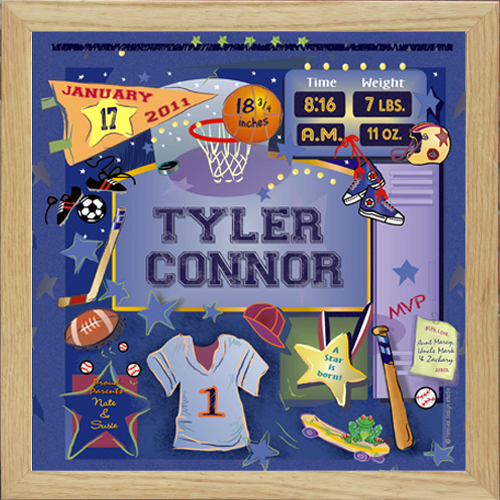 Walldoodles - Matted & Framed: Airplanes
