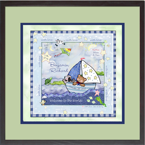 Walldoodles - Matted & Framed: Airplanes