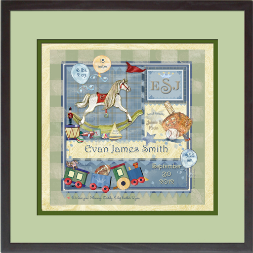 Walldoodles - Matted & Framed: Airplanes