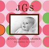 Photo Frames: Girl - Big Multi Dot