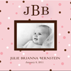 Photo Frames: Girl - Pink Confetti