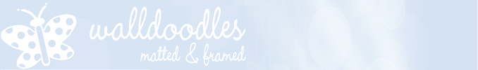 Walldoodles - Matted & Framed